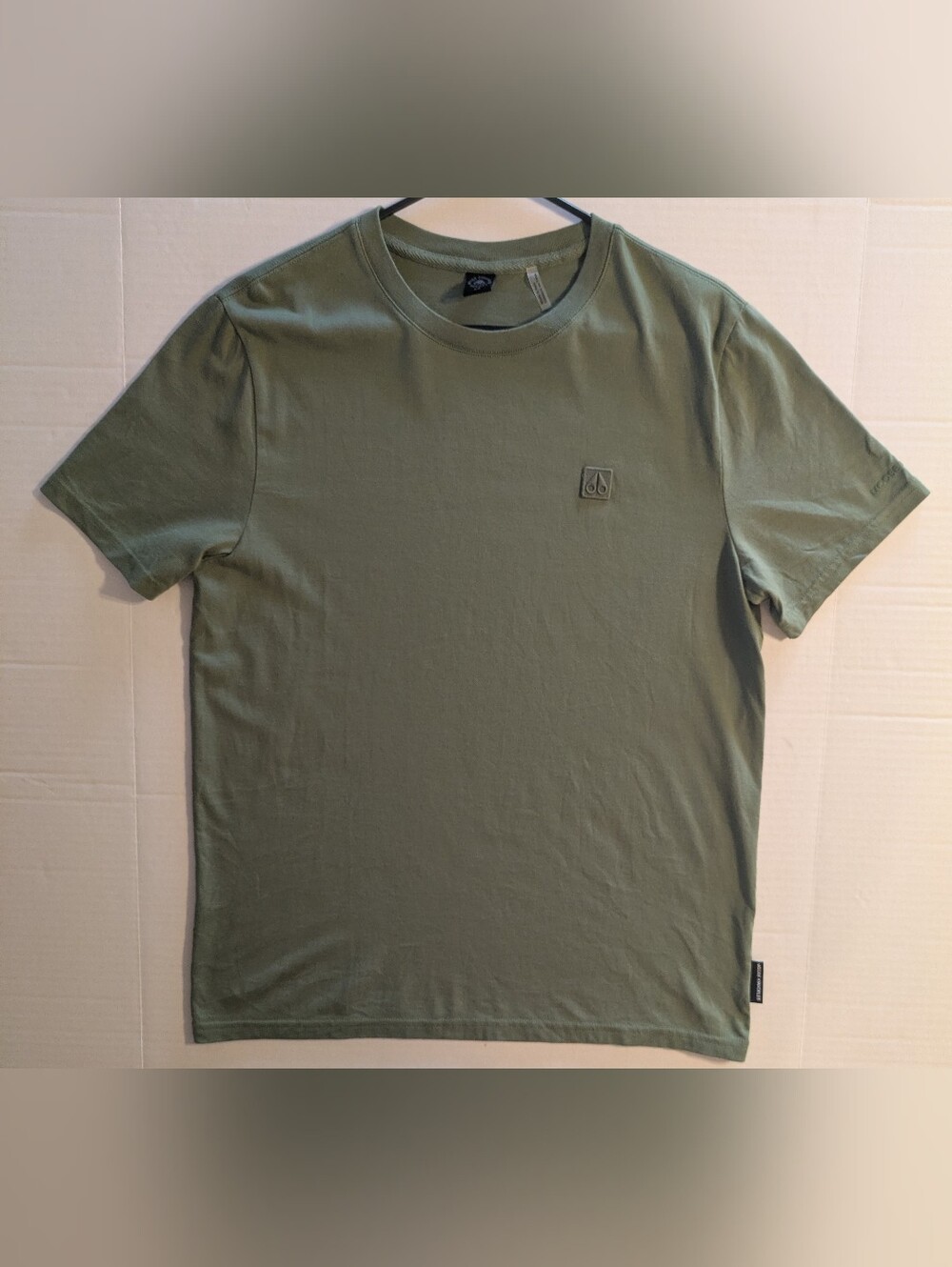 Moose Knuckles Olive Green Short Sleeve Crewneck T-Shirt- Sm (NWOT)